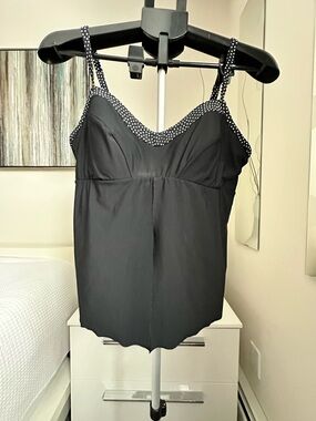 Christina Light Gray & White Polka Dot Swim Cover